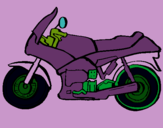 Dibuix Motocicleta pintat per ruth