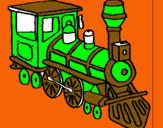 Dibuix Tren pintat per ADRIA SANCHEZ MARIN