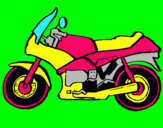 Dibuix Motocicleta pintat per Love