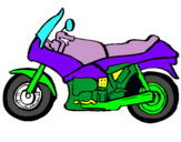 Dibuix Motocicleta pintat per LUCA