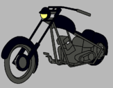 Dibuix Moto pintat per eloy lopez pol