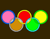 Dibuix Anelles dels jocs olímpics pintat per RAQUEL