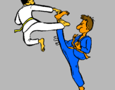 Dibuix Karate pintat per Gerard P.R.