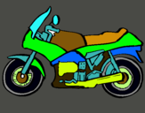 Dibuix Motocicleta pintat per ismail bela