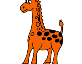 Dibuix Girafa pintat per guillem
