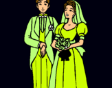 Dibuix Marit i dona III pintat per ELISA 8AÑOS