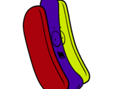 Dibuix Hot dog pintat per roger