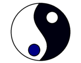 Dibuix Yin i yang pintat per laia