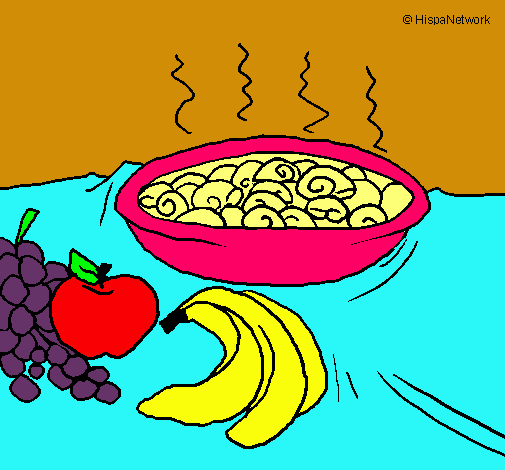 Fruita i caragols a la cassola