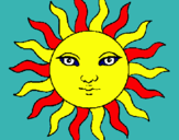 Dibuix Sol pintat per MAR 16690O654GRRG