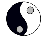 Dibuix Yin i yang pintat per roger