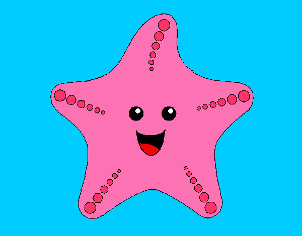 Dibuix Estrella de mar pintat per Marina