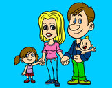 Dibuix Família feliç pintat per Bea642