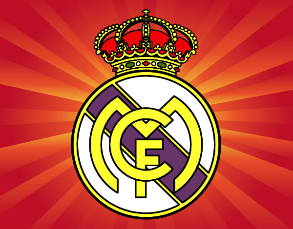 Dibuix Escut del Real Madrid C.F. pintat per ivan