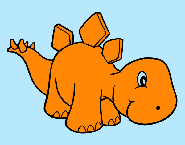 Estegosaurio nadó