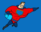 Dibuix Superheroi gran pintat per Armoda