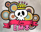 Dibuix Love Emo pintat per verutpino