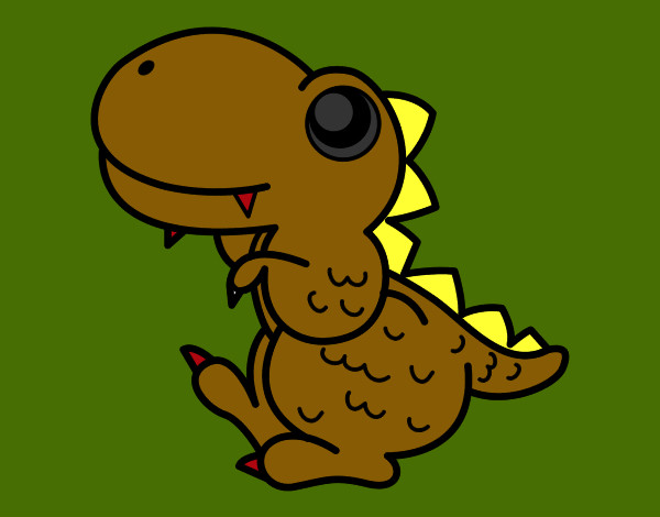 Estegosaure de perfil