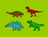 Dibuix Dinosauris de terra pintat per RogerLamo
