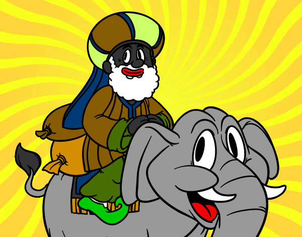 Rei Balthasar en elefant