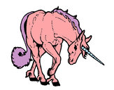 Dibuix Unicorn brau  pintat per Caterina