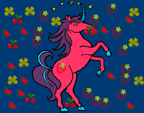 Dibuix Unicorn pintat per laiap