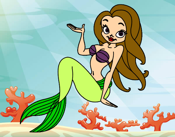 Dibuix Sirena sexy pintat per Gleexpo