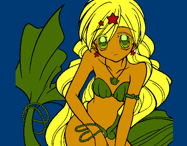 Dibuix Sirena 3 pintat per Laiag
