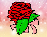 Dibuix Rosa, flor pintat per arivejo7