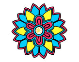 Dibuix Mandala amb forma de flor Weiss pintat per lauraguga 