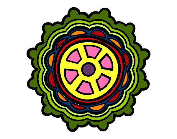 Mandala amb forma de timó