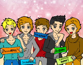 Dibuix Els nois de One Direction pintat per maria2805