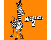 Dibuix Madagascar 2 Marty pintat per jorjor