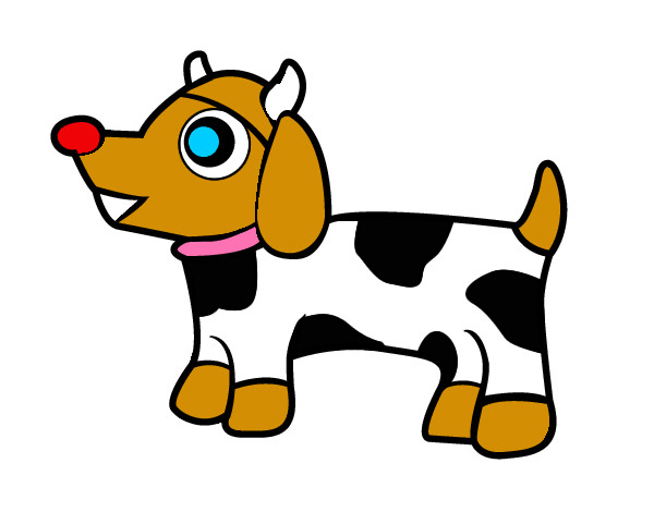 Dibuix Gos-vaca pintat per vanessaa