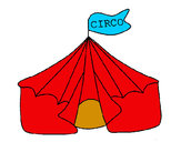 Dibuix Circ pintat per marcipere