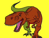 Dibuix Tiranosaure enfadat pintat per ANNAANDRES