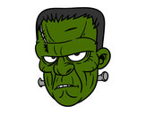 Dibuix Cara de Frankenstein pintat per arnau0606