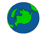 Dibuix Planeta Terra pintat per arnau0606