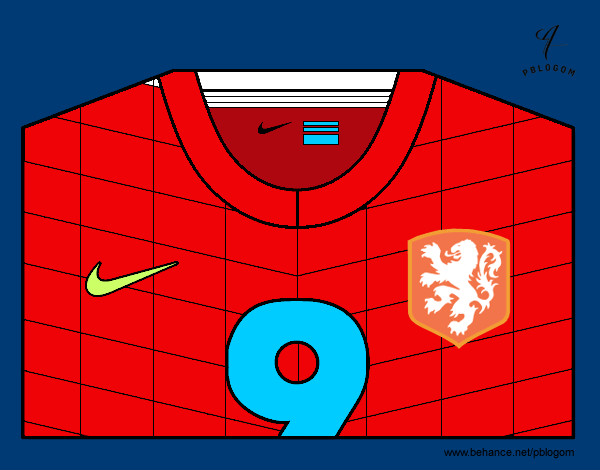 Samarreta del mundial de futbol 2014 d'Holanda
