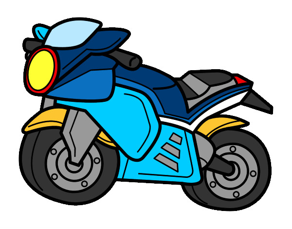 Dibuix Moto esportiva pintat per JUDITH07