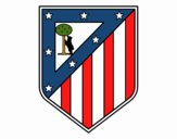Dibuix Escut del Club Atlético de Madrid pintat per winnie