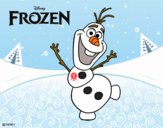 Frozen Olaf ballant