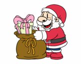 Santa Claus oferint regals