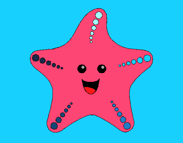 desenho da estrela do mar