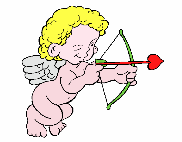 Cupido apuntant amb la fletxa