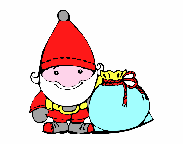 Santa Claus amb el seu sac