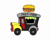 Food truck d'hamburgueses