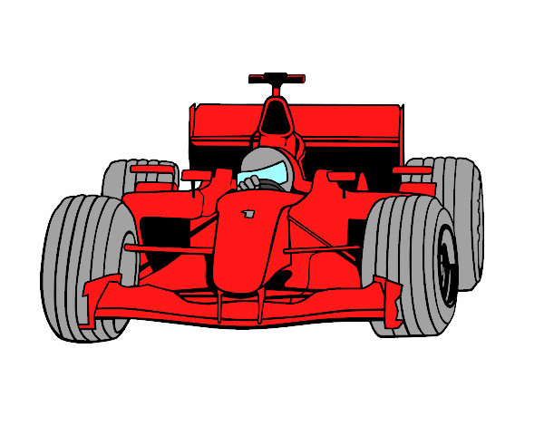 Dibuix Cotxe de F1 pintat per MartiMarta