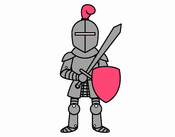 Cavaller amb espasa i escut