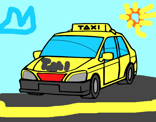 Dibuix Un taxi pintat per betinho